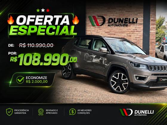JEEP COMPASS 2.0 16V FLEX LIMITED AUTOMÁTICO